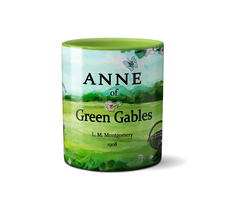 Universal Zone Anne of Green Gables by Lucy Maud Montgomery Coffee Mug With Book Design, Literature Lover Gift - Image 2